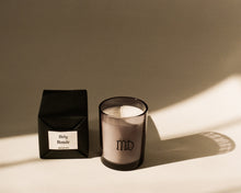 Load image into Gallery viewer, Minimalist candle design with MD logo
